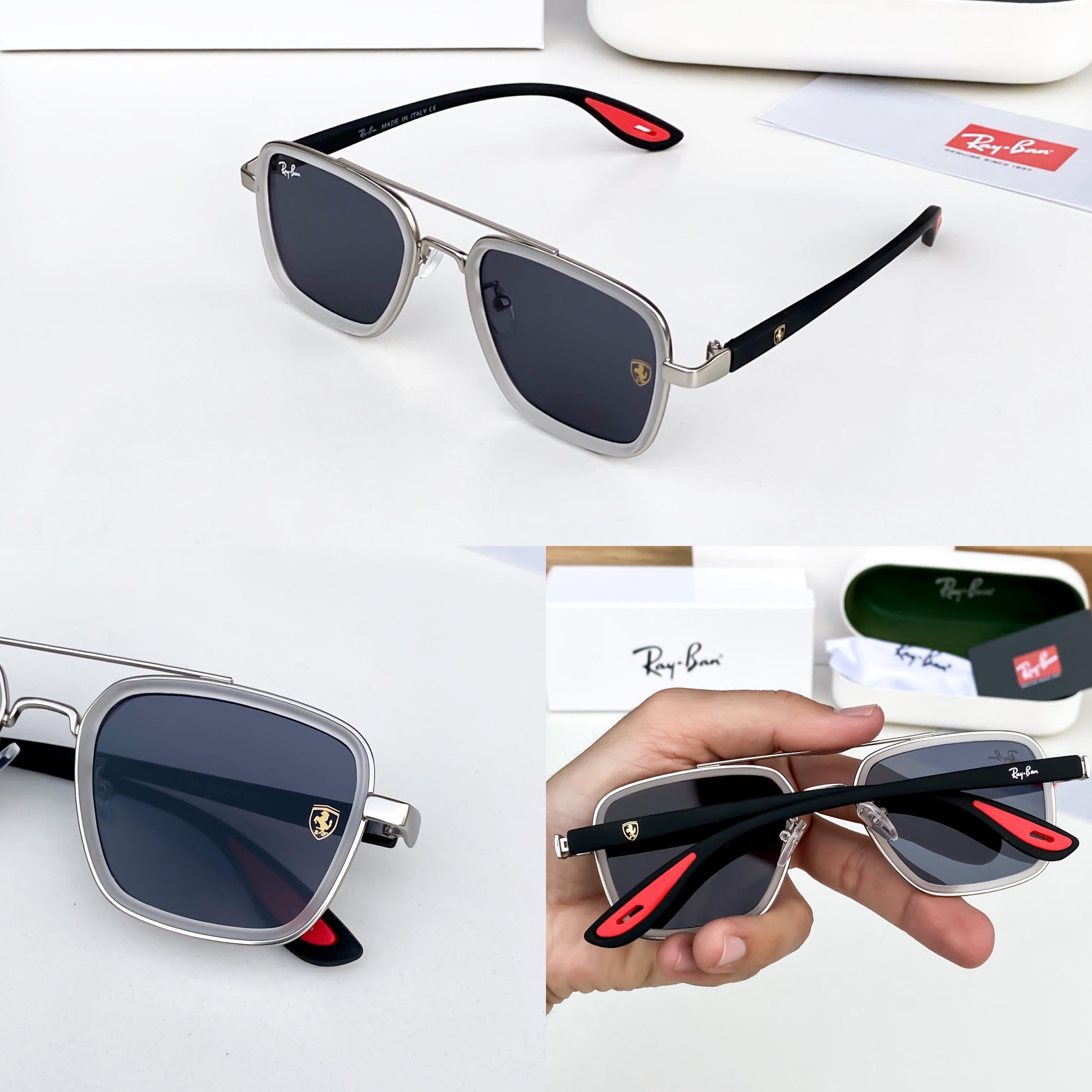 RA_YBAN 06 WHITE BLACK