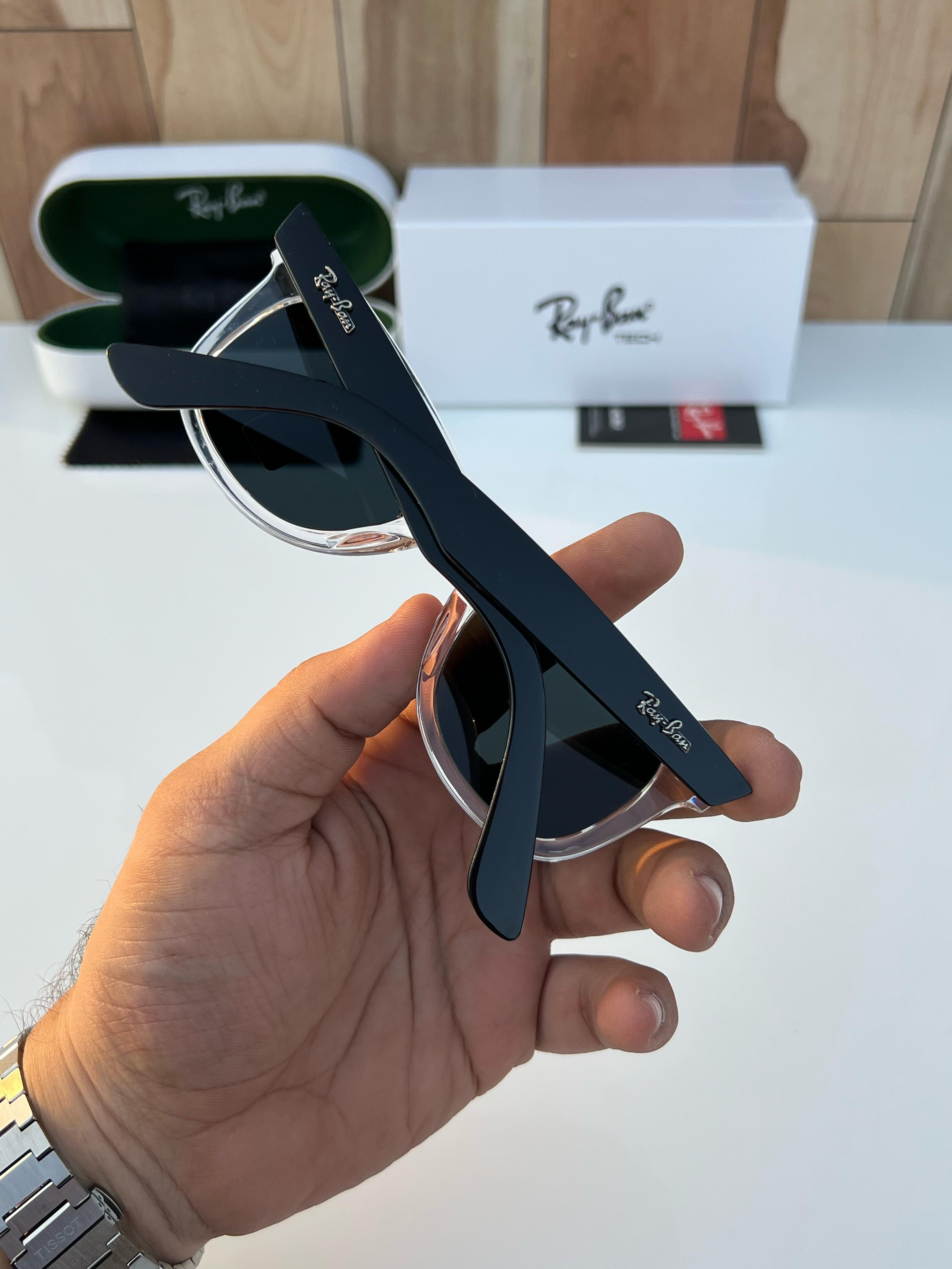 Ray 2140 slant transparent black